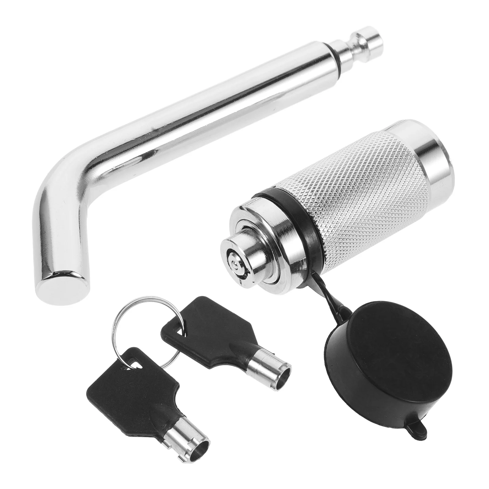 

Trailer Hitch Lock Heavy Duty Anti-Theft Security For Rv Off-Road Vehicles Durable Cast Steel Hitch Receiver Locking Pin Trailer