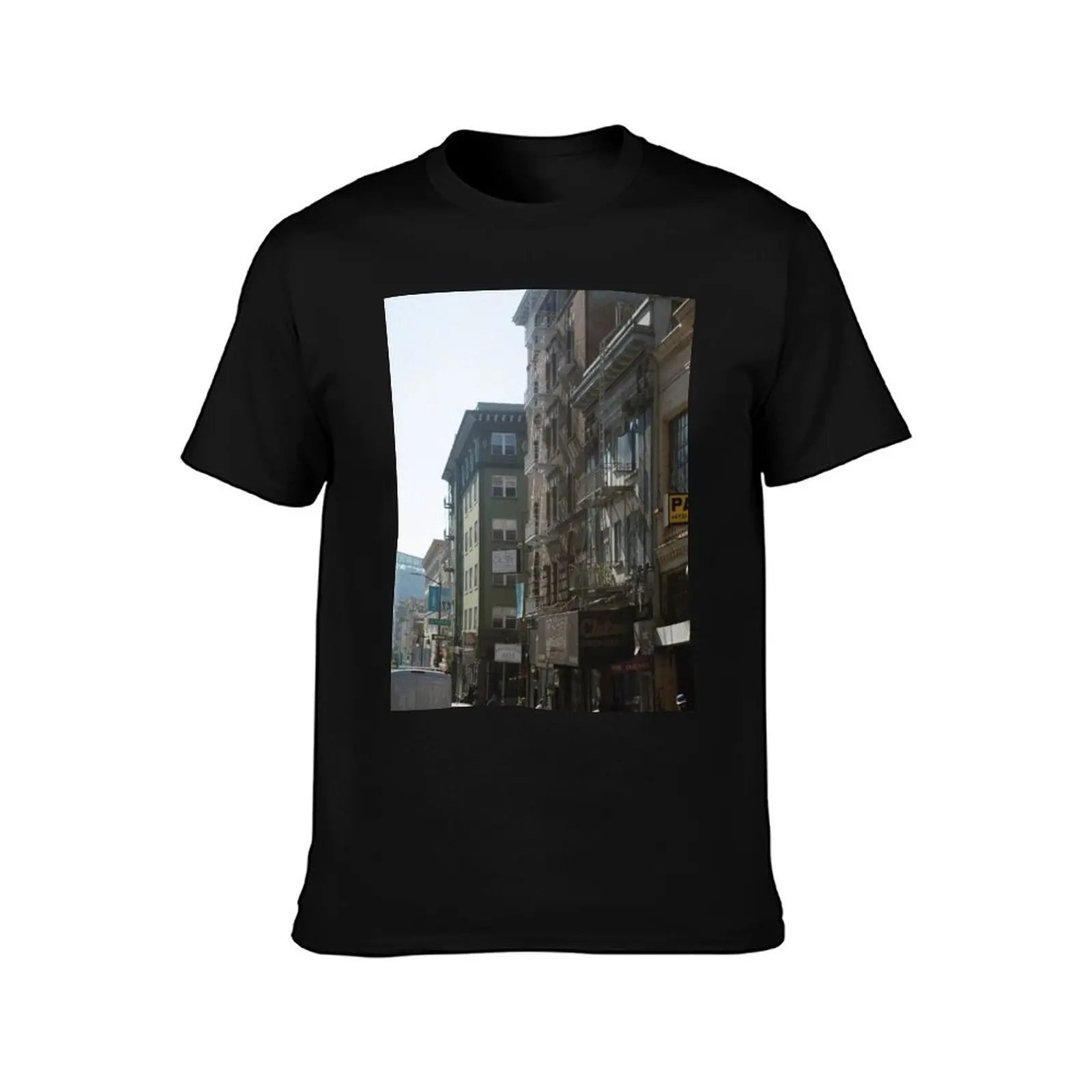 Street in San Francisco T-Shirt Street Art Print Tee Shirt T-Shirt