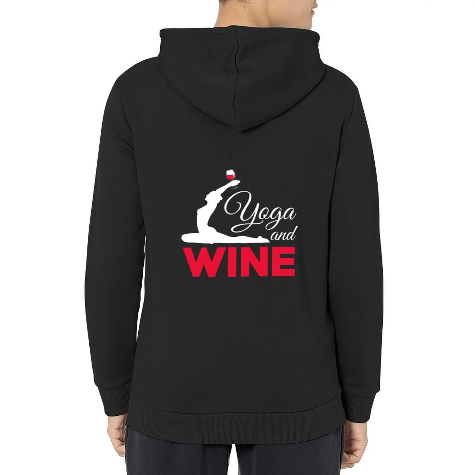 

Yoga and Wine yoga shirt yoga gifts teacher shirt women instructor mom women kids addict Hoodie