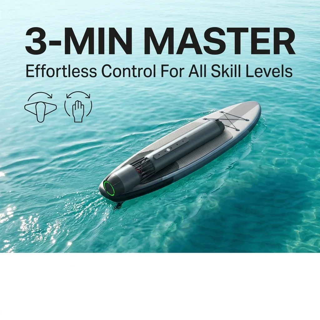 TopSelling Gunmetal Underwater Scooter Sea Jet Thruster Scuba Submersible Paddleboard Booster Surfboard Propulsion Device