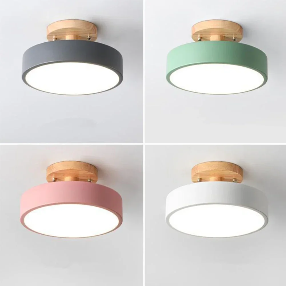 

Потолочные светильники Скандинавские круглые потолочные светильники Современная люстра Гостиная Спальня Кухня Коридор Светильники Внутреннее освещение Led