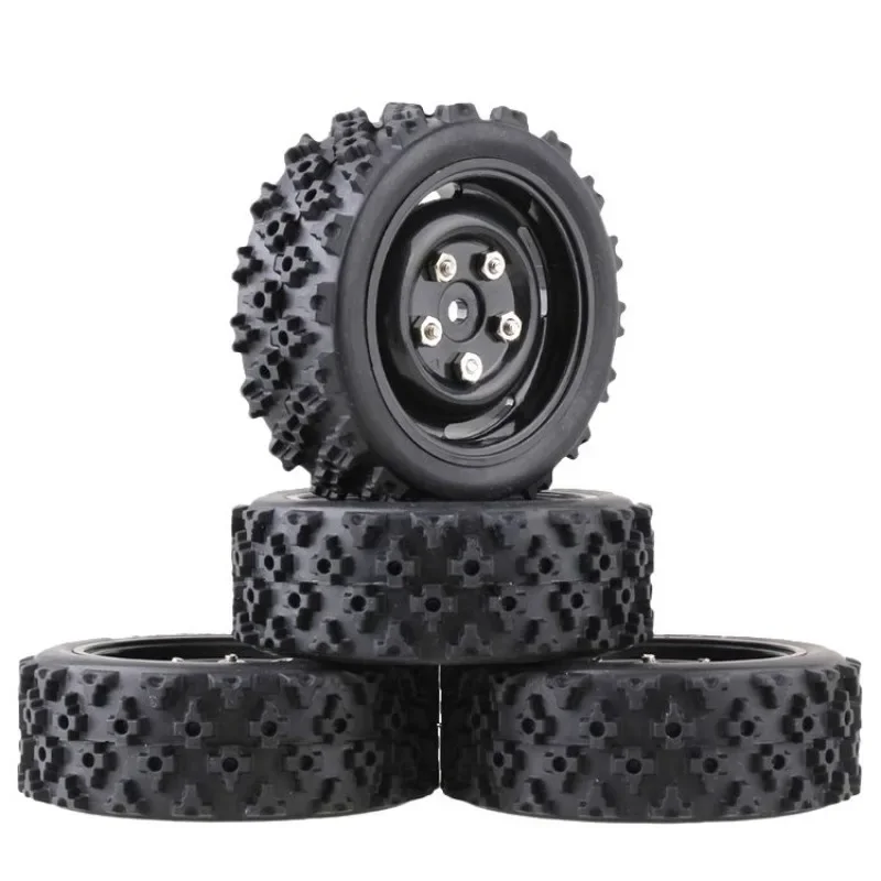 

RC Model car 1/10 flat running road racing tire TT01 strong grip and wear-resistant 70MM nylon hub