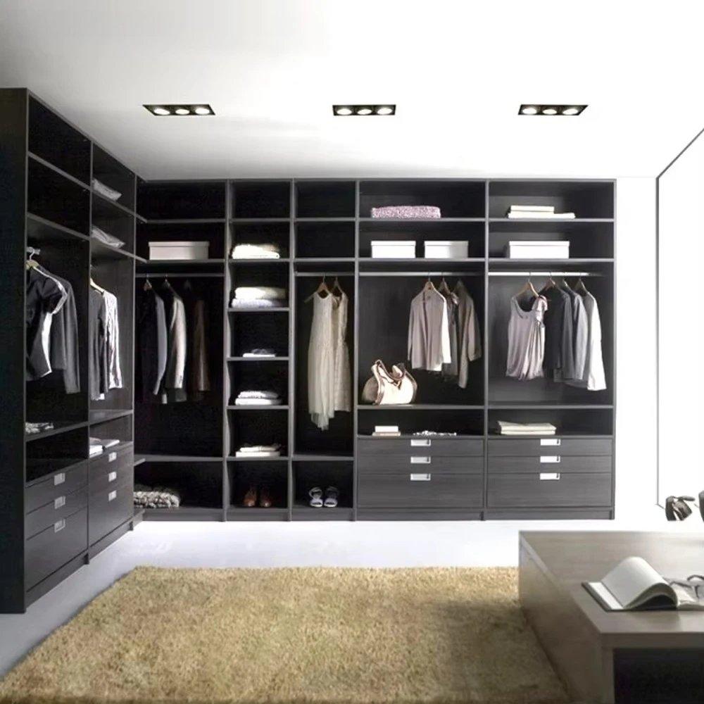 Modern Modular Walk in Closet System Open Wardrobe Armories