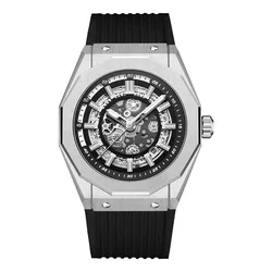 HANBORO Big Bang Series Automatic Mechanical Watch Male Tide Student Black Technology Waterproof Hollow Watch Male