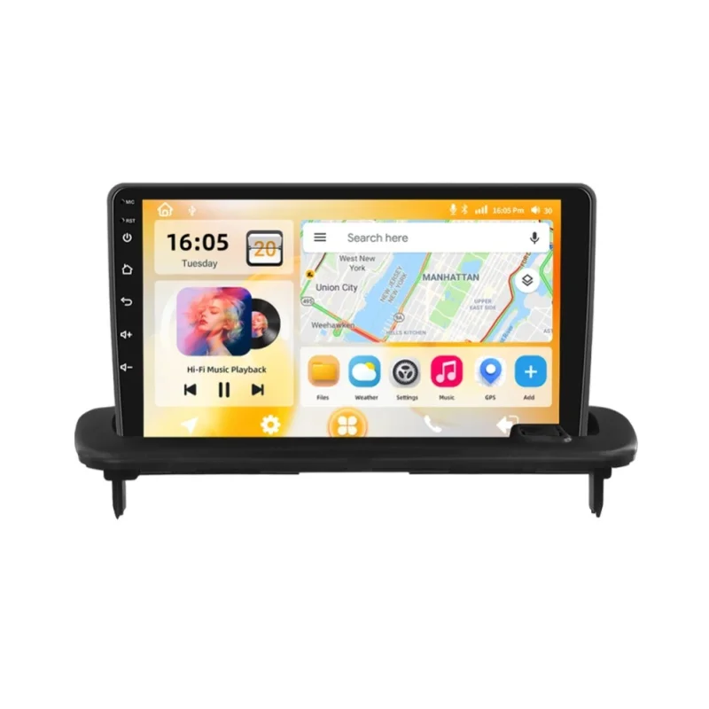 Podofo 8+128G 2din Android Autoradio für Volvo S40/C30/C70 2006-2012 GPS Carplay Android Auto WIFI DSP FM RDS BT