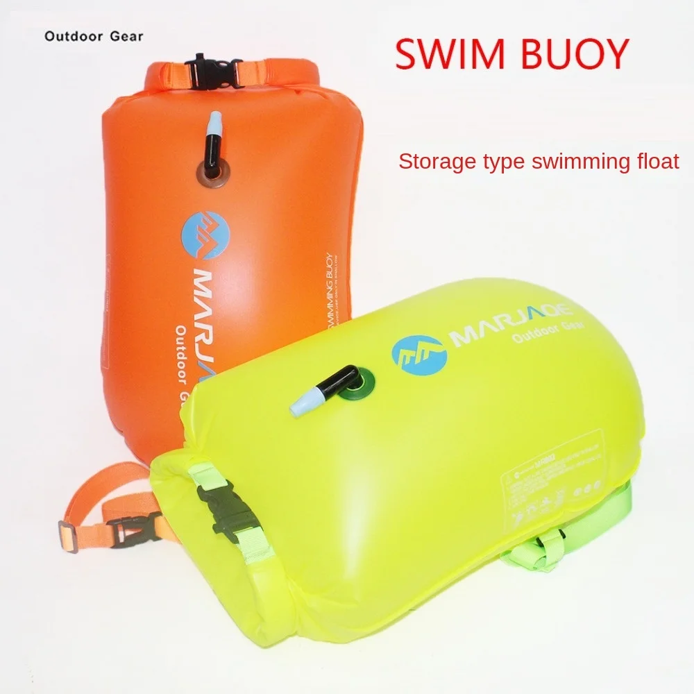 Bolsa flotante de natación impermeable, bolsa seca de gran capacidad con cinturón, bolsa de separación de agua, bolsa de natación portátil ultraligera