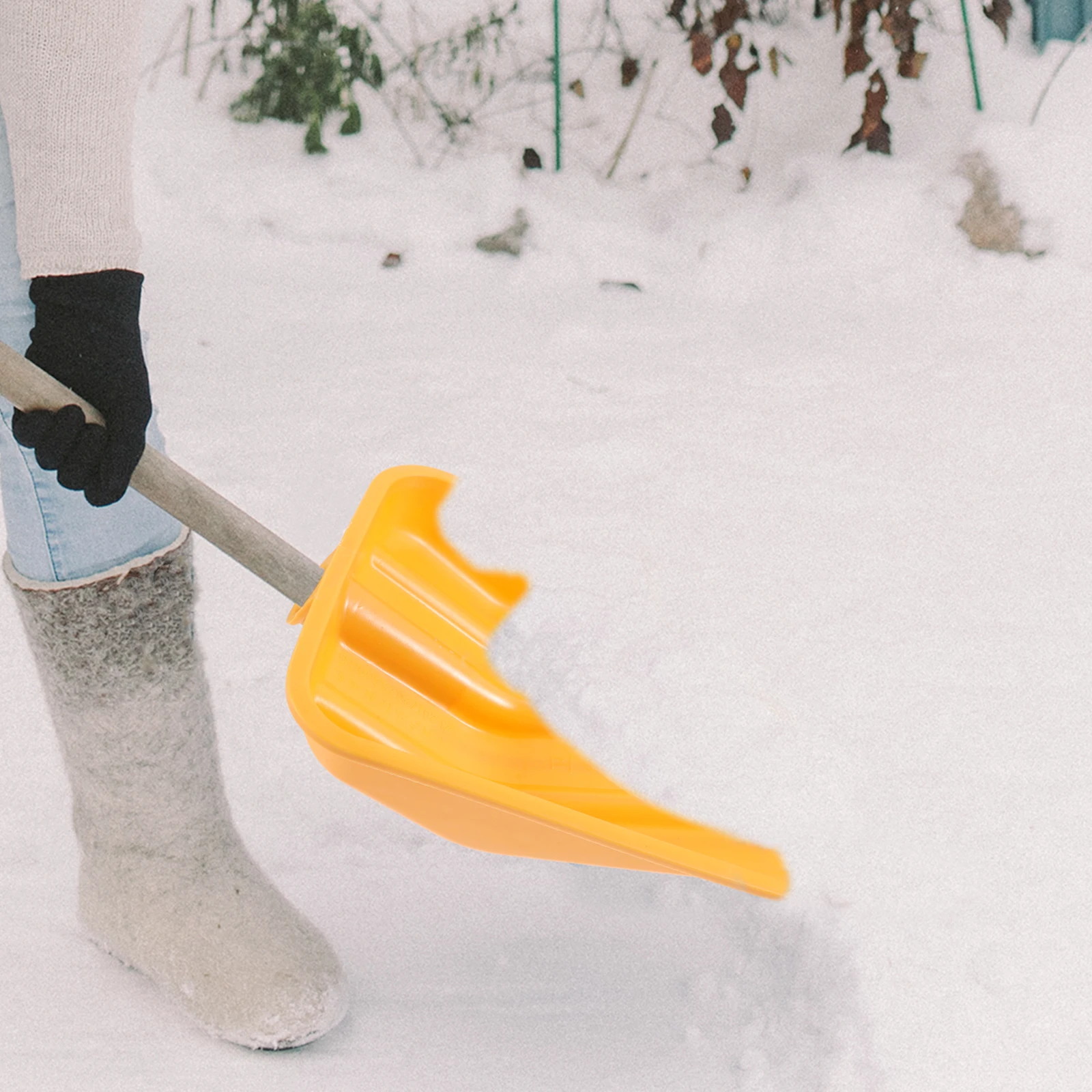 

Portable Snow Shovel Head Thick Ice Removal Tool Durable Shovel For Driveway Professional Snow Cleaner Outdoor Accessory