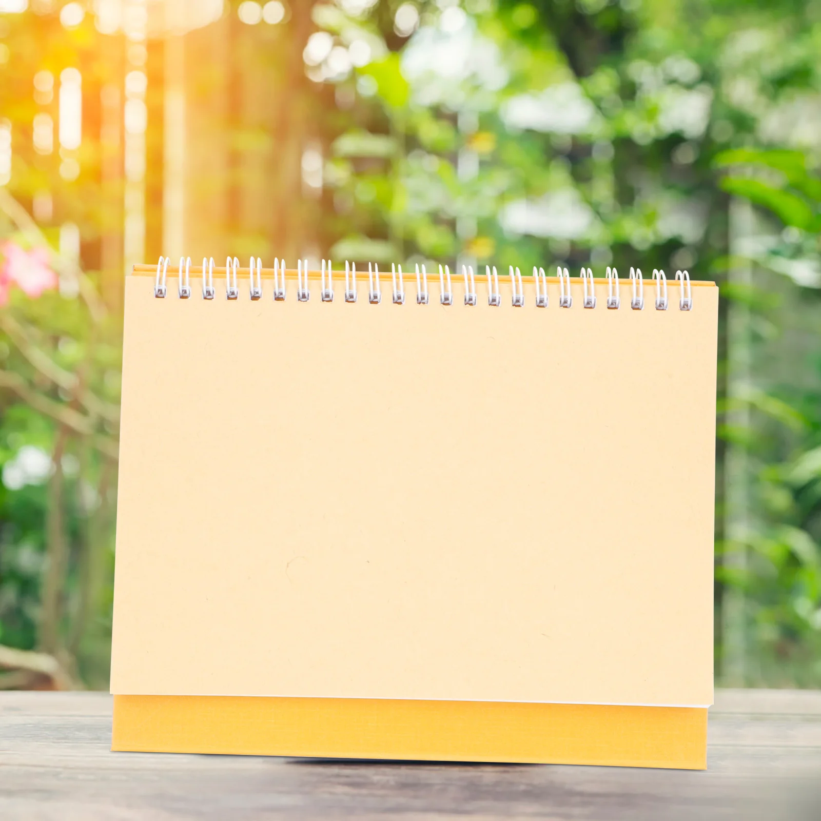 1 set Hand Drawn Desktop Calendar Diy Blank Flipped Standing Calendar For Office Home Decor Gift Mini Tabletop Memo Organizer