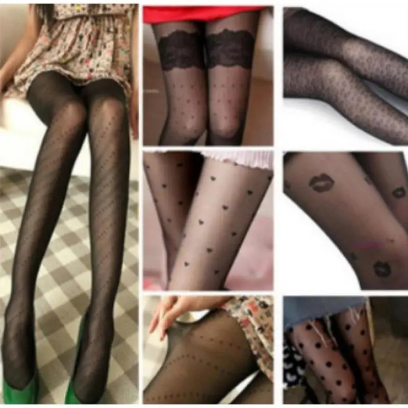 2026 10pcs Spring Jacquard Pantyhose Women Pretty Cheap Sexy Dot Snow Stripe Pattern Clothing Hosiery Tights Spendex