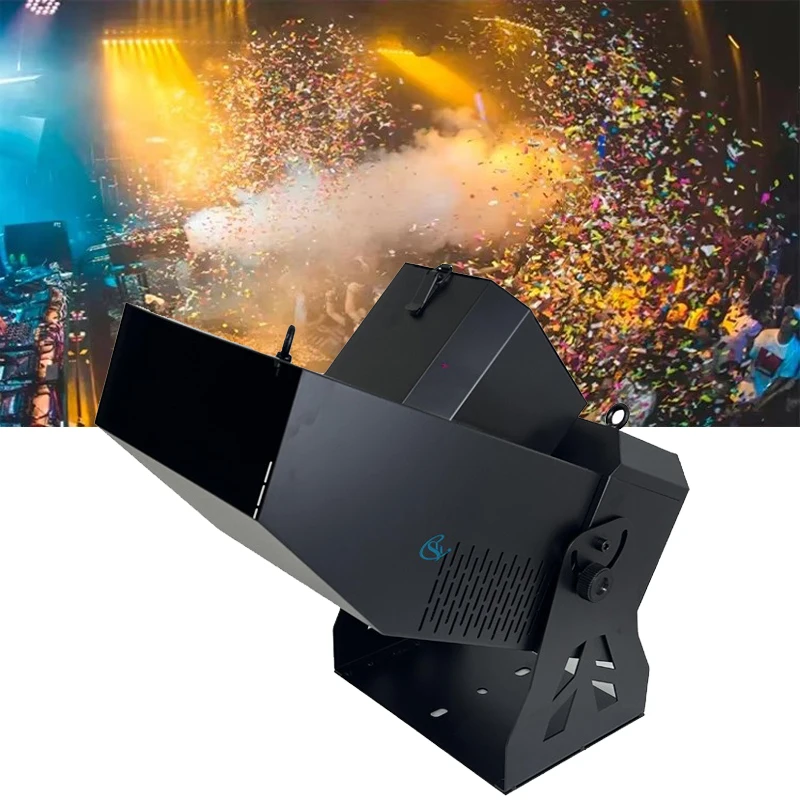 Stage Big Equipment 100W CO2 Confetti Cannon Wedding Jet Confetti Rainbow Machine For Disco Party Night Club