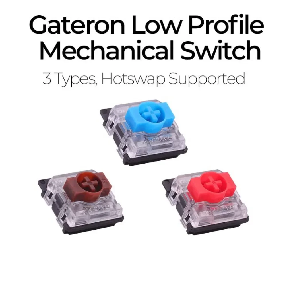 5PCs Original Brand New Gateron KS-27 Low Profile Switch 3pins Hot Swap for Mechanical Keyboard NuPhy Air75 Air60 K1 K3 K7