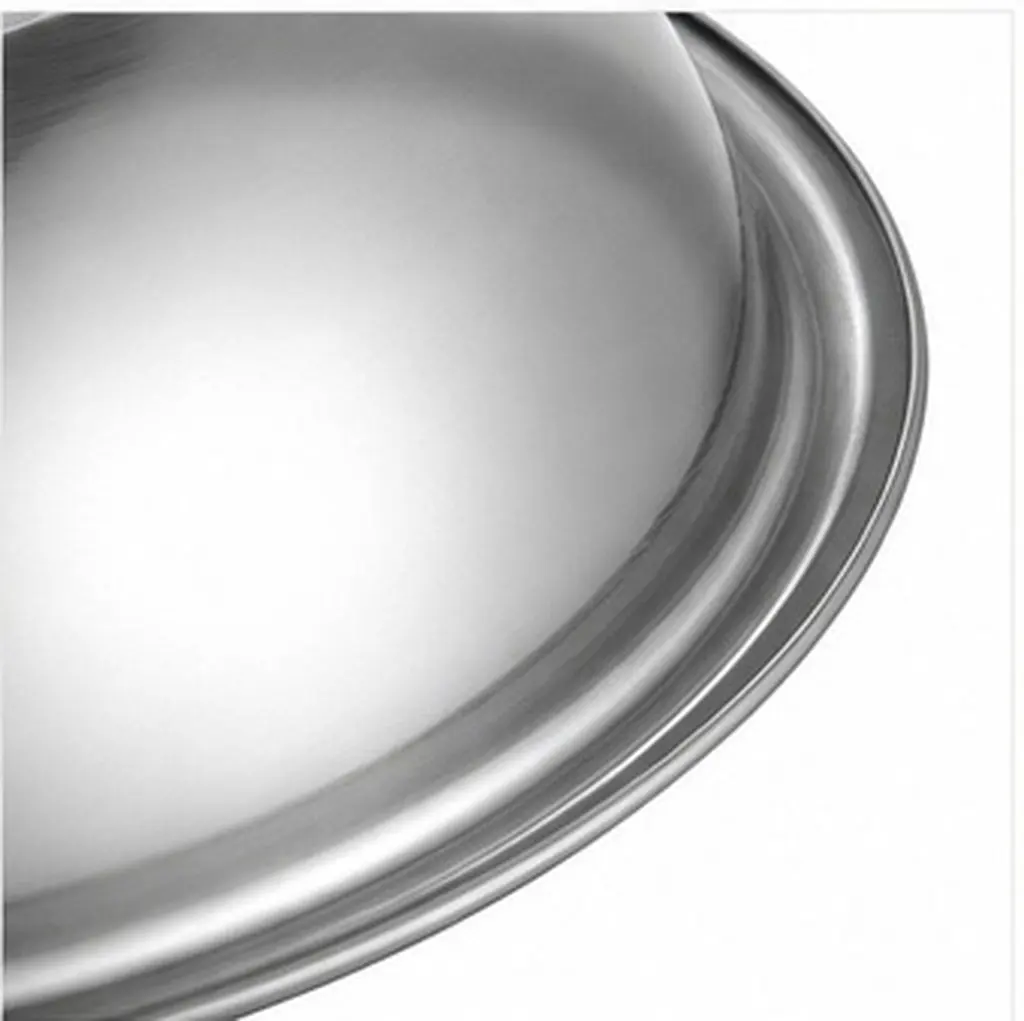 Stainless Steel Universal Pot Lid Fits All Pans Skillets Woks Cast Iron Cookware Stand Alone Pot Cover for Home Restaurant
