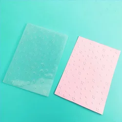 Embossing Folder Star Background Scrapbooking Plastic Embosser Folders for Card Making Supplies Christmas Paper Craft Decor