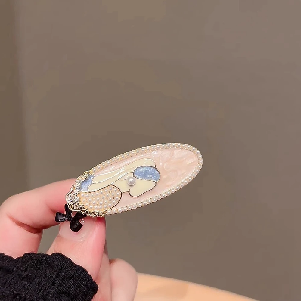 Design Exquisite Pearl Girls Small Hair Clips Bangs Hairpins Women Cute Hair Accessories