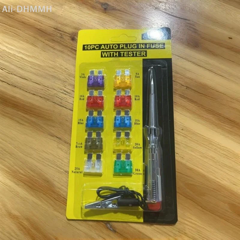 Car Amplifier and Insurance Fuse Kit Set Using Vane Fuses with Clips for Effective Audio System and Electrical Circuit Safety