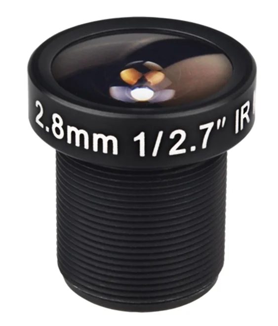 SL-0040 2MP CCTV Lens 2.8mm F2.0 M12*0.5 Mount 1/2.7 Sensor 110° FOV -28% Distortion 22.98mm TTL