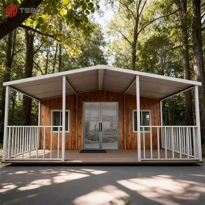 Living Prefab Villa 3 Bedroom Prefabricated Home 20Ft 40Ft Foldable Mobile Expandable Container House 2 3