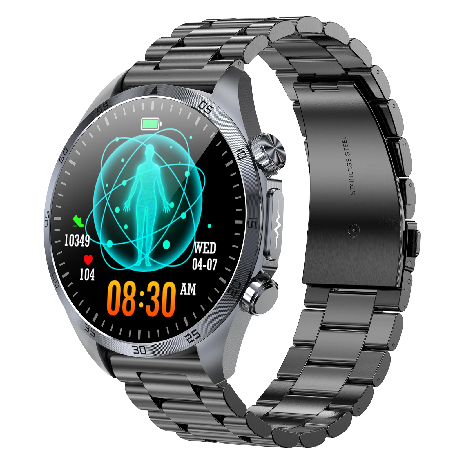 2026 Gloednieuwe upgrade Gezondheidscheck Smartwatch ECG Bloedlipiden Urinezuur Lichaamsvet Sport Waterdichte Smartwatch Voor Mannen en Vrouwen - afbeelding 2