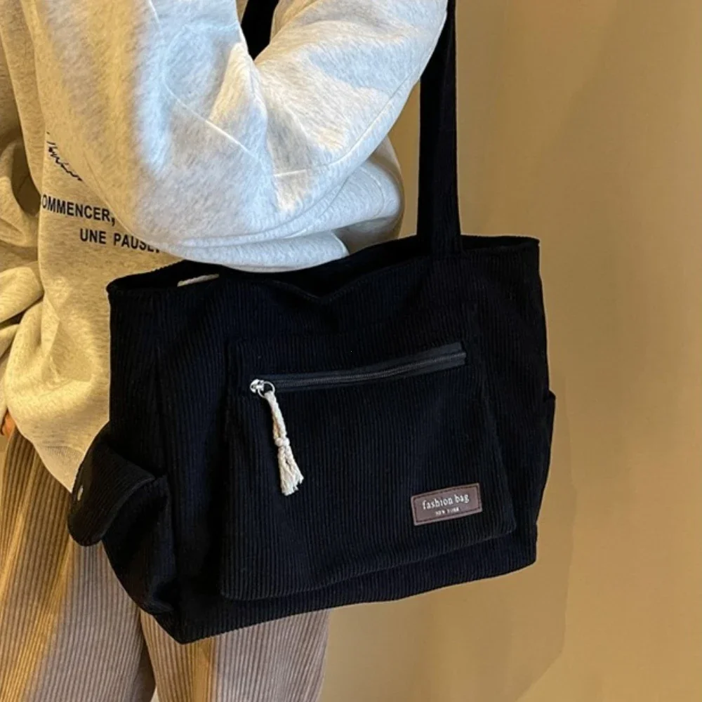 بلون سروال قصير حقيبة ساع عادية سعة كبيرة حقيبة نسائية صغيرة حقيبة كتف سيدة متعددة الاستخدامات مع سحاب حقيبة يد الإناث