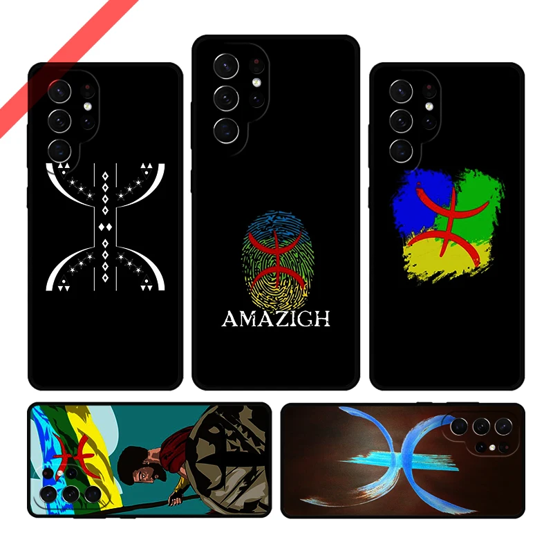 Amazigh Symbol Berber Academy Phone Case For Samsung Galaxy S20 FE S21 S10 S23 Plus S24 S22 Ultra Note20 Note10 S9 S8 Cover