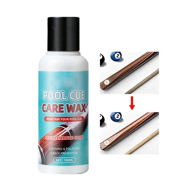 Billiard Cue Maintenance Oil Billiards Cue Cleaner Wood Polishing Oil 100ml Deep Moisturizing Brightening Billiards Accessories