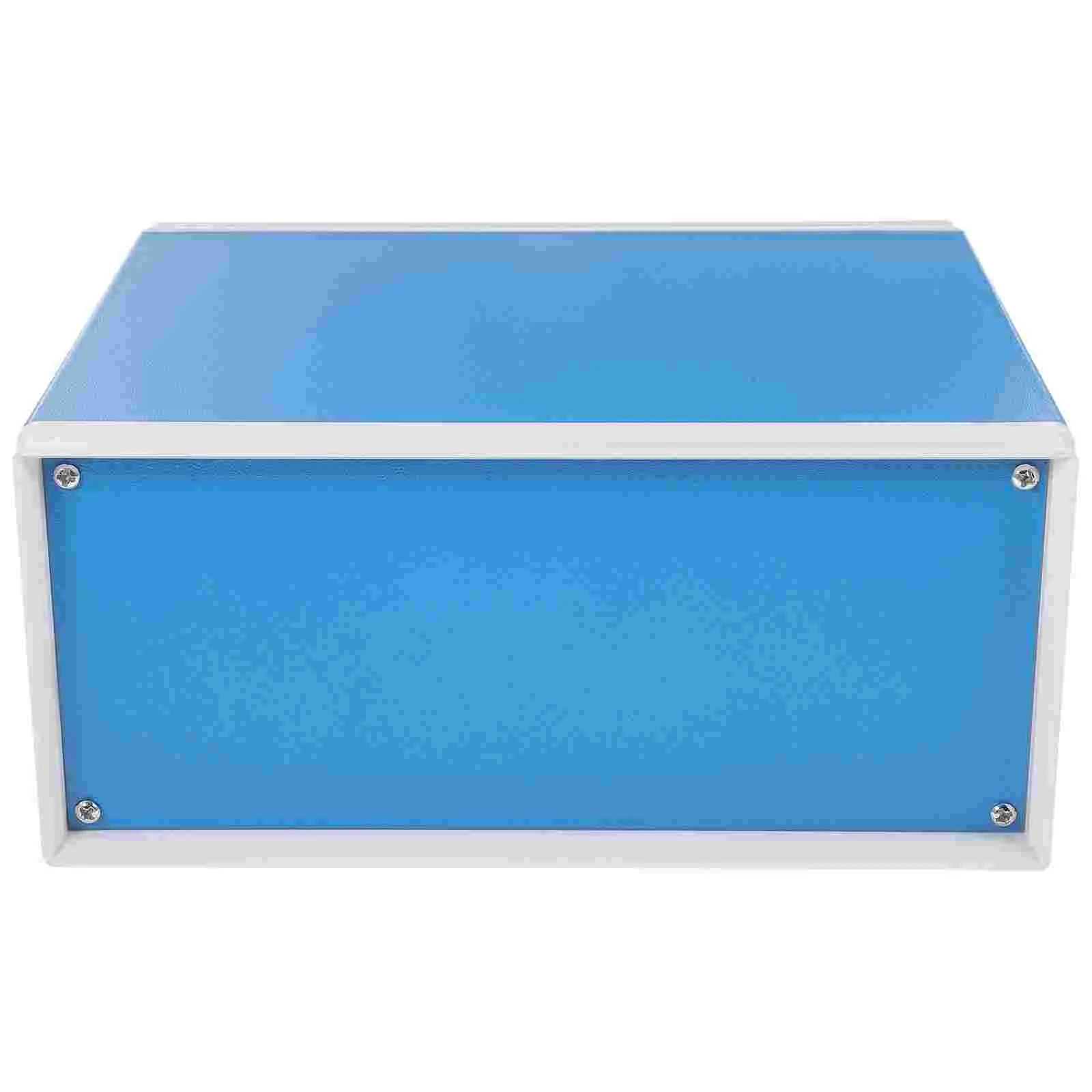 Electronic Junction Box Project Boxes for Electronics Enclosure Projects Aluminum Metal Blue Case