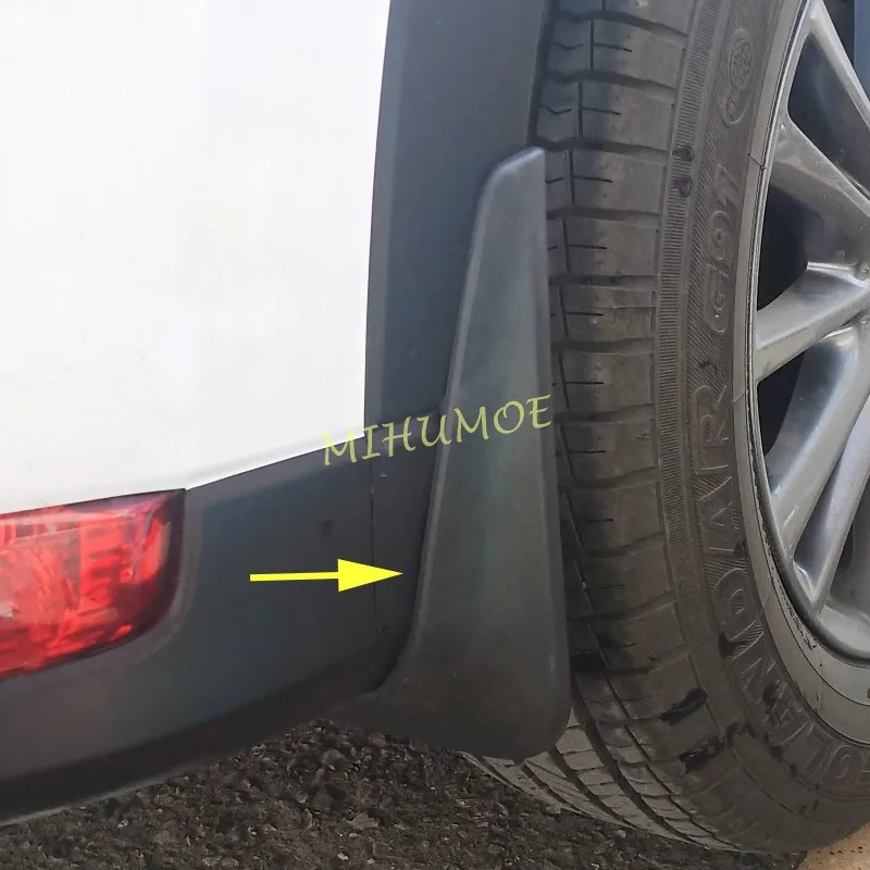 

Комплект из 4 брызговиков для передних и задних колес автомобиля с крепежом для Mazda CX-5 (KF) 2017-2021