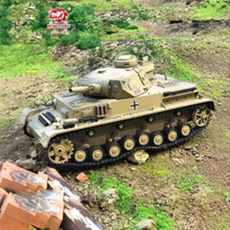 3858-1 중형 원격 조종 경쟁용 탱크 차량 시뮬레이션 모델 탱크 어린이 장난감 14세 이상 적합