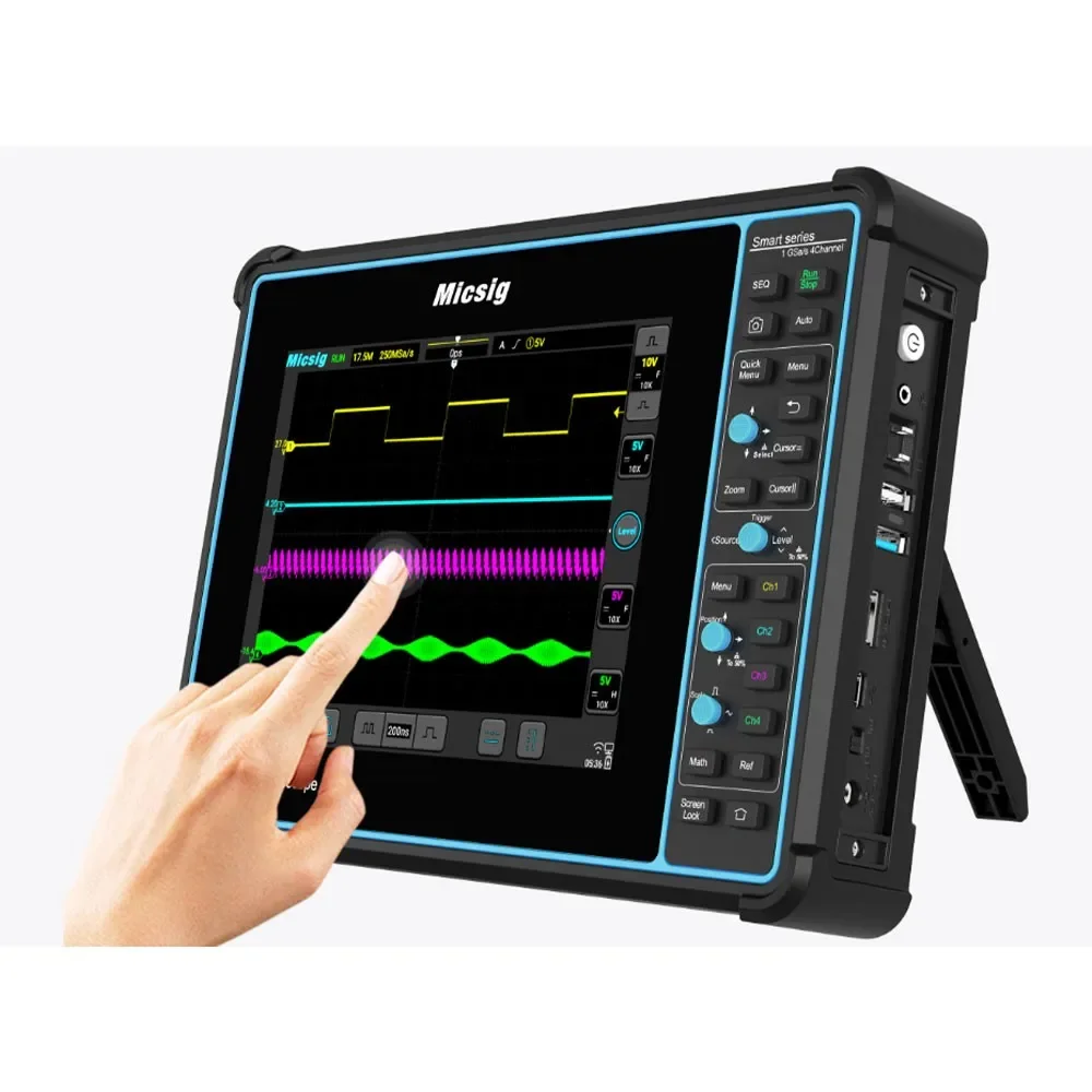 2026 Micsig STO2002 200MHz 1GSa/s Tablet Oscilloscope 2 Channel Digital Oscilloscope Supports Decoding