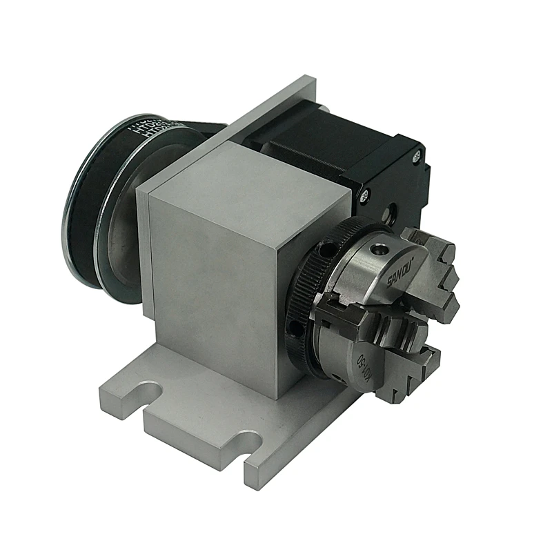 Tailstock And Rotary A Axis 4th Axis for CNC Router Engraver Milling Machine Cnc Rotary Axis Chuck 50mm Activity Tailstock
