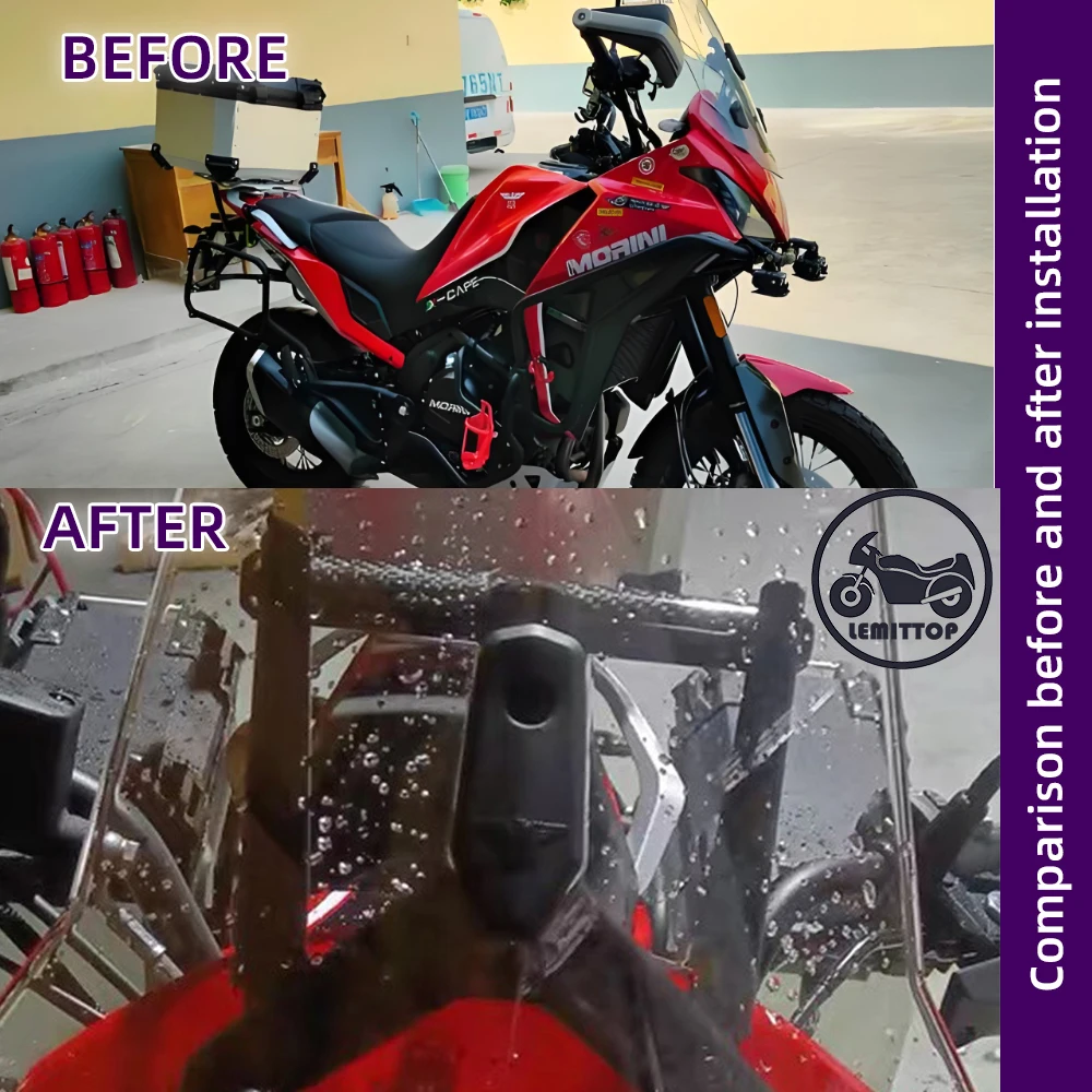 Per Morini X-CAPE 650 X CAPE 650 X-CAPE650 Patrs 2022 2023 2024 + Accessori Moto GPS Staffa di Navigazione Del Telefono Mobile