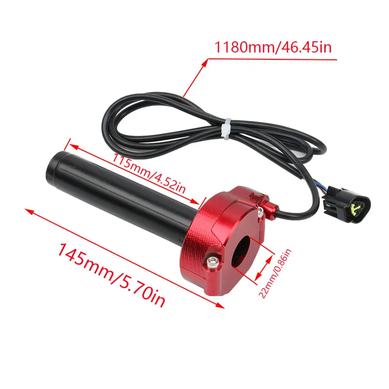 Motorcycle CNC Throttle Handlebar For Sur-Ron Surron Light Bee S X Electric Motocross Electronic Throttle Handle