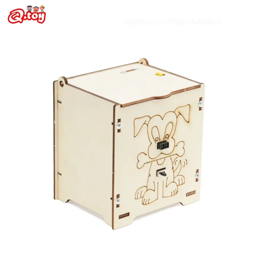 Smart Trash Can Infrared Induction STEM Education Kit for Kids DIY Science Experiment Toy for Children's Development School Supp