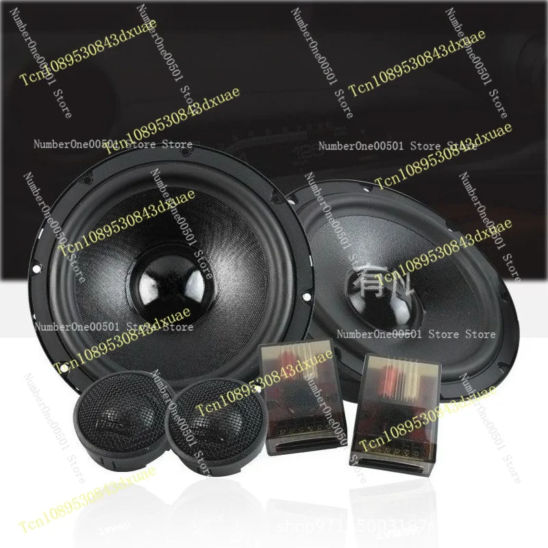 6.5 Inch Coaxial 2-Way Car Audio Speakers Kit OEM Upgrade for Sedan SUV Universal Fitment High Fidelity Sound System