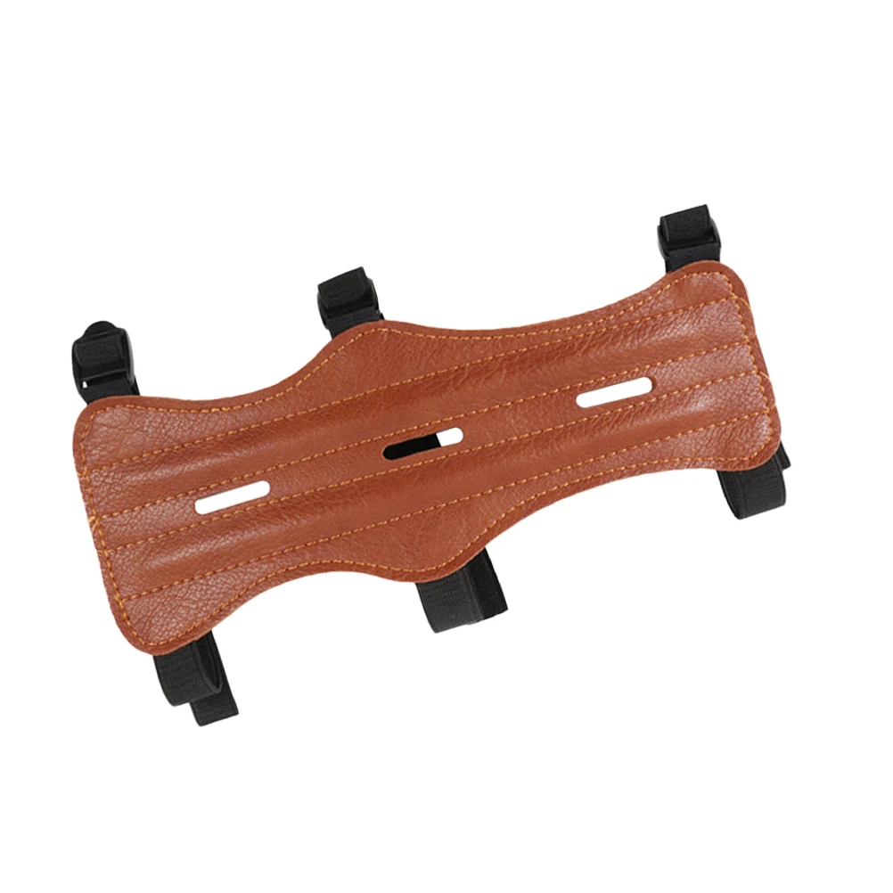 

Archery Arm Guard Protective Gear Adjustable Wristband Safe Strap Armband Two Color Forearm Protection For Right Left Hand