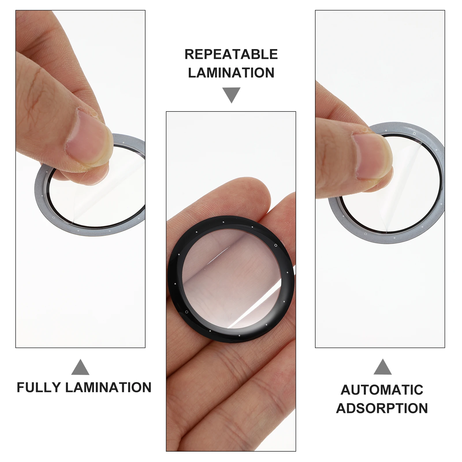 

4 pcs Full Screen Soft Watch Protector Tempered Glass Anti Scratch Fingerprint Resistant Smartwatch Film Durable Easy Install
