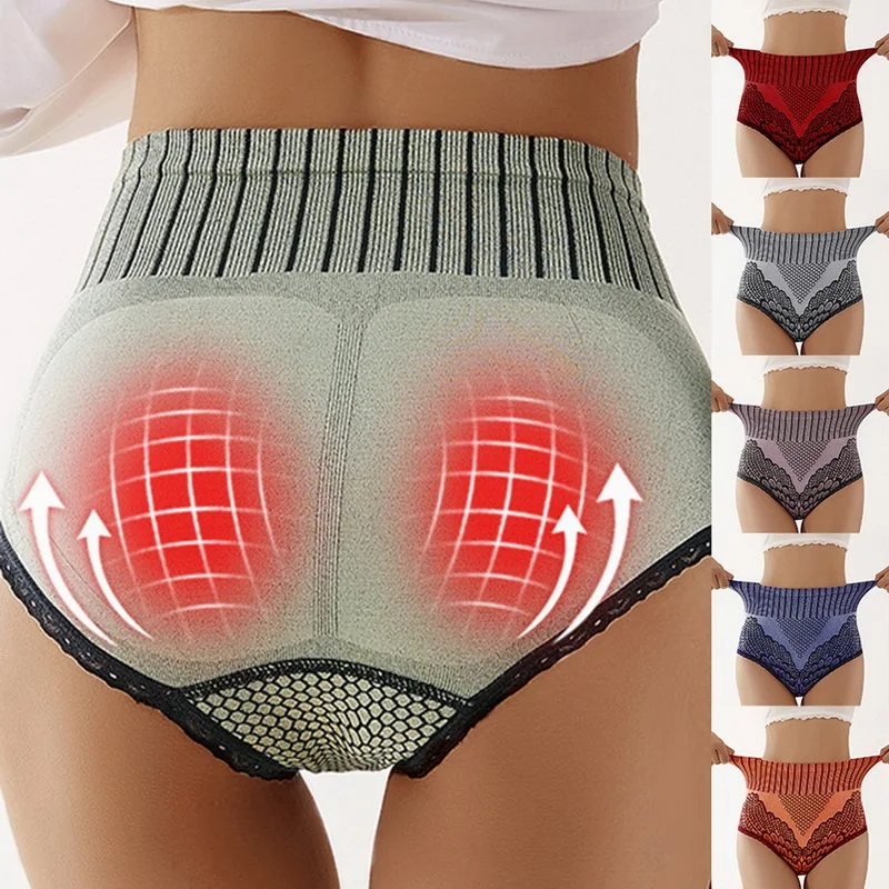 Vrouwen Naadloze Slipje Ondergoed Vrouwelijke Hoge Taille Korte Hip Lift Onderbroek Ademende Onderbroek Sexy Lingerie Body Shaper