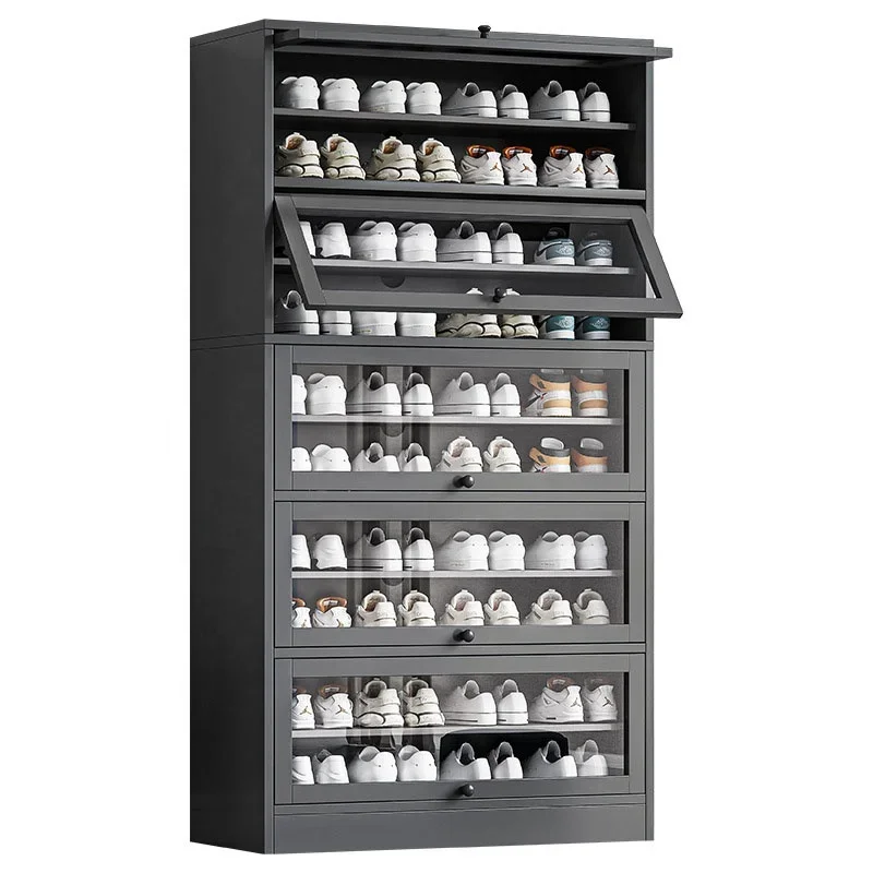 

VIC Simple Modern Shoe Cabinet Household Entrance Door Outside Door Locker Burst Shoe Rack