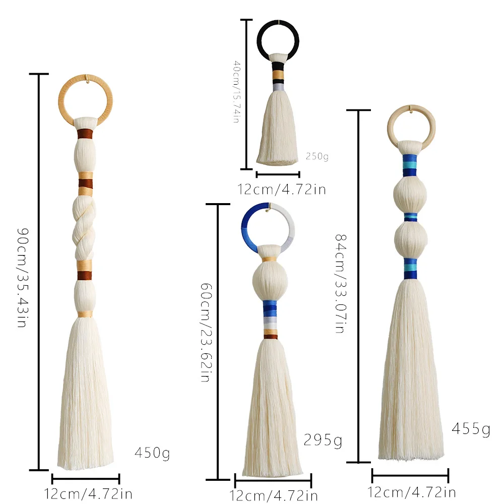Handmade Woven Ornament Craft Gift Cord Ball Wall Hangings Macrame Tapestry Designs Home Wall Decoration Wall Decor for Bedroom