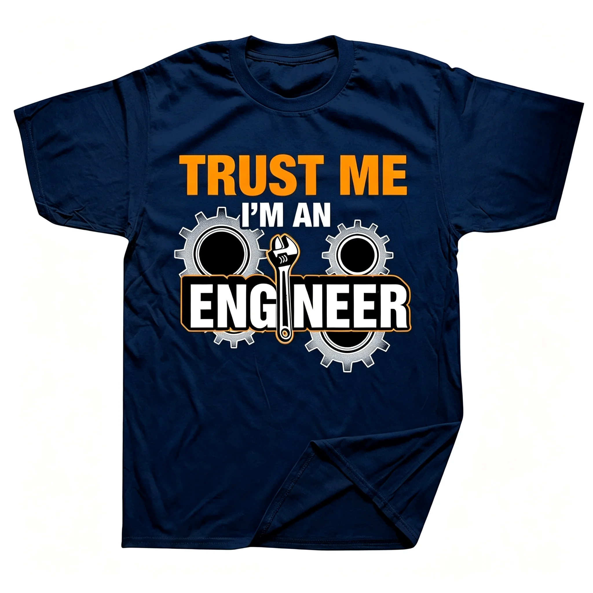 2026 Trust Me I'm An Engineer Gear And Wrench Graphic Short Sleeve T‑Shirt For Kids Adults Mechanical Engineering Crew Neck Tee