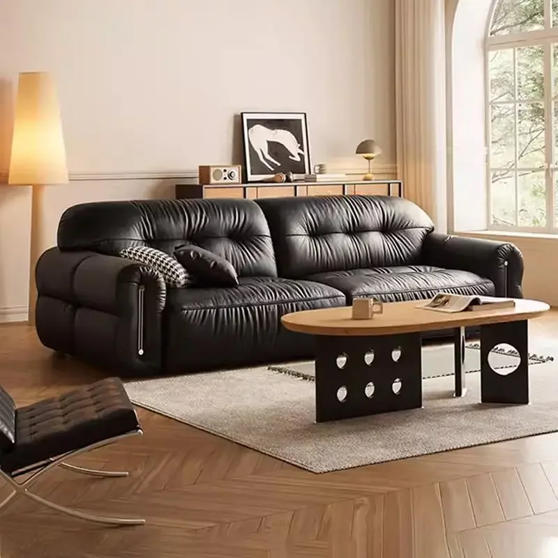 Sofá nuvem retrô francês para três pessoas