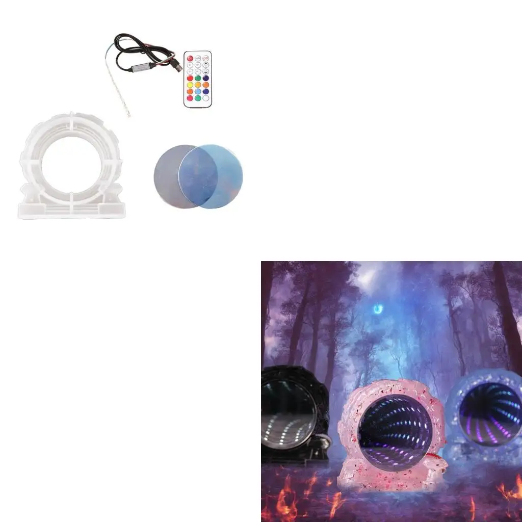 Silicone Casting for Making Mystical Abyssal Mirror Ornaments Genshin Impact Altar Resin Mold Handmade Resin Crafts