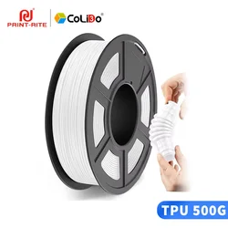 TPU Filament 500G D1.75mm Flextible Elastic 3D Printer Filament Odorless Eco-Friendly Good Toughness For 3D Printer FDM Printing