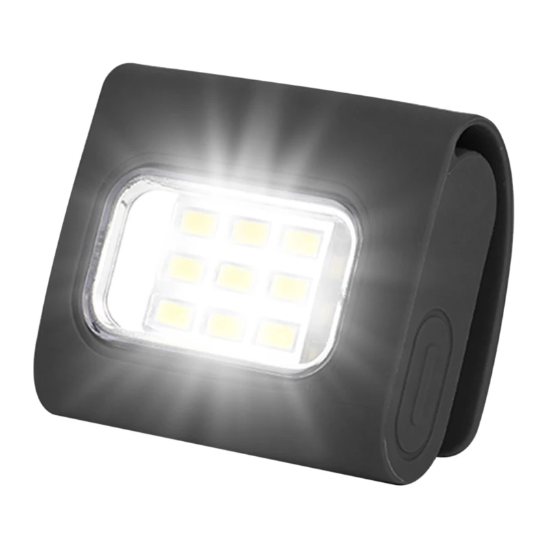 Luces LED de seguridad para correr, luz de cuello recargable por USB, manos libres para correr, acampar, ciclismo, luz nocturna