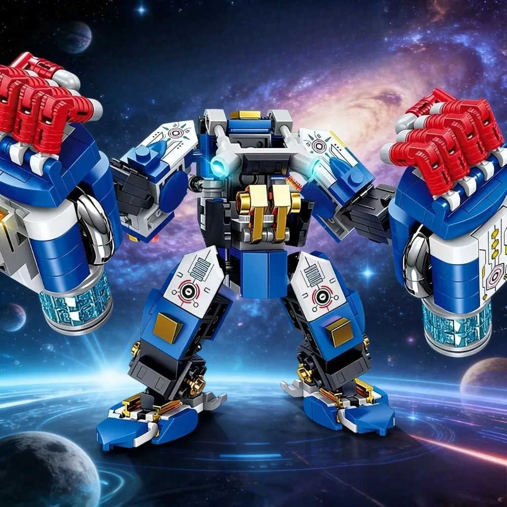 

New Titan Mech MOC Assembled Building Blocks Toy DIY Science Fiction Series Bricks Model Home Decor Birthday Gift