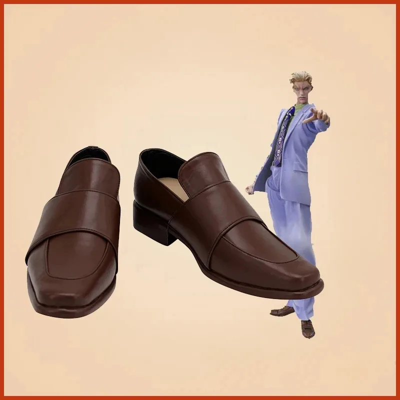 أنيمي جوجو مغامرة غريبة جزء أربعة كيرا يوشيكاجي تأثيري أحذية أحذية هالوين زي اكسسوارات الدعائم