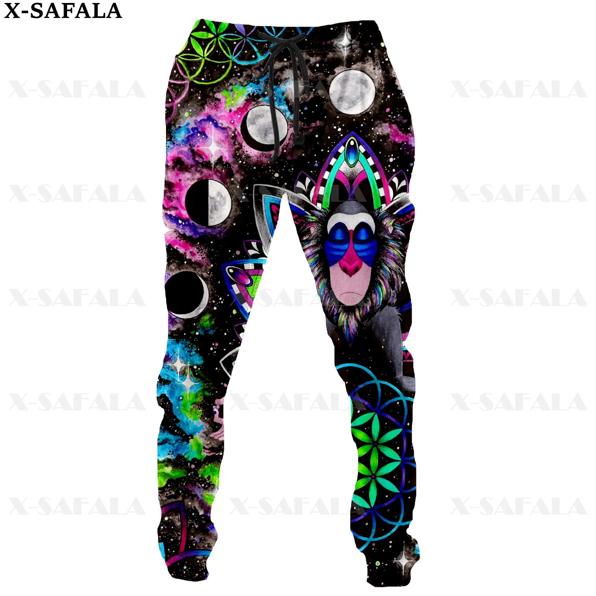 Pantalones de chándal largos informales para hombre, pantalones sueltos de camuflaje colorido, estampado 3d, pantalones de chándal de hip hop, ropa de calle, gimnasio, moda Popular