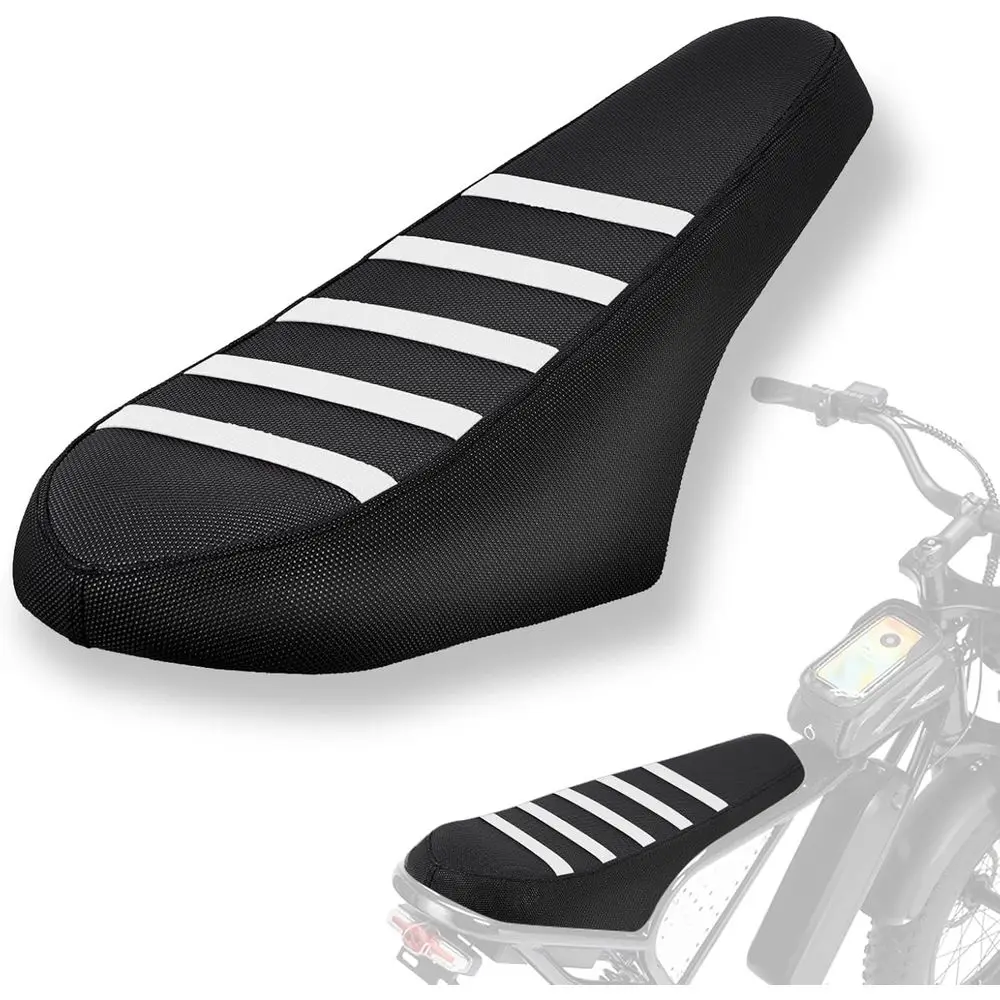 

Motorcycle Seat Cover Waterproof Non-slip Particles Design PVC For Ridstar Q20 Electric Bike E-bike Scooter Bicycle Accessories