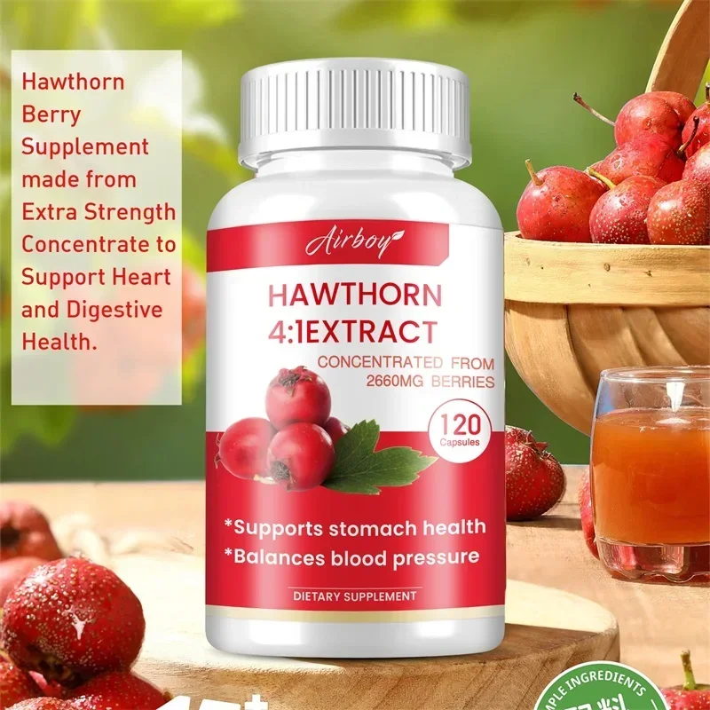 Hawthorn Berry - Digestive and Heart Health Support, Blood Pressure Balance