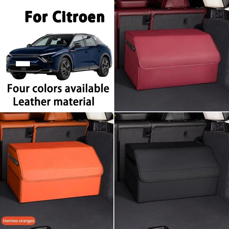 

For Citroen Versailles C5X Elysee C4L Sega Car Trunk Organizer Foldable Car Storage Box